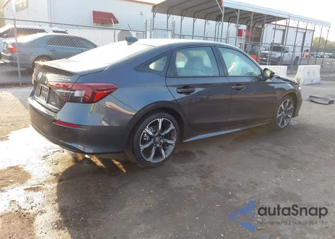 2025 Honda Civic Hybrid Sport/Sport Touring z USA, uszkodzony, nr VIN 2HGFE4F85SH341104